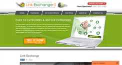 Desktop Screenshot of link-exchange-s.com